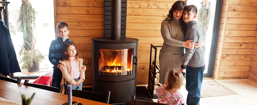 Morso Cast Iron Fireplace Insert Installation in Palos Hills, Illinois