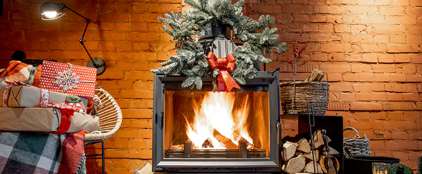 Travis Industries Linear Gas Fireplace Installation in Palos Hills, Illinois