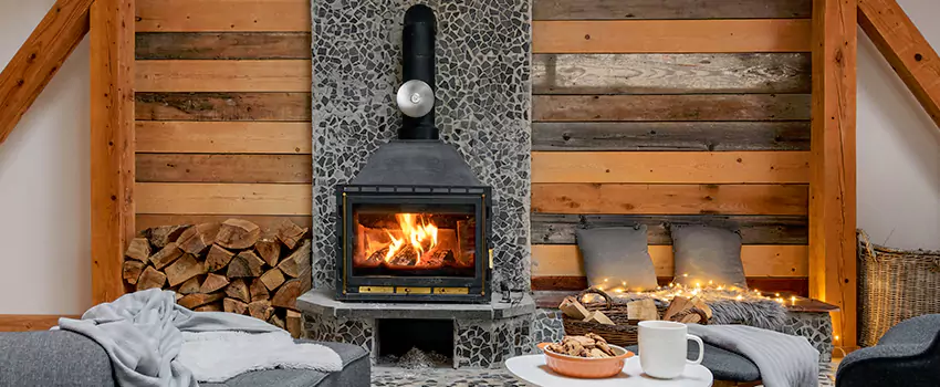 Thelin Hearth Products Direct Vent Gas Stove Fireplace Inspection in Palos Hills, Illinois